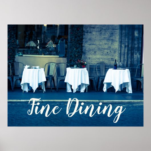Fine Dining Restaurant for Food Lover and Gourmet Poster (Voorkant)