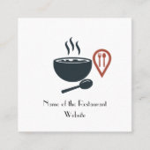 Fine Dining Restaurant Visitekaartje (Voorkant)