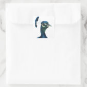 Fine Feathers Vierkante Sticker (Tas)