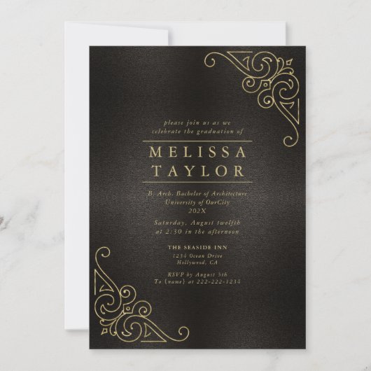 Fine Filigree Gold Afstuderen ID908 (Voorkant)