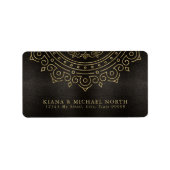 Fine Filigree Gold Wedding ID871 Etiket (Voorkant)