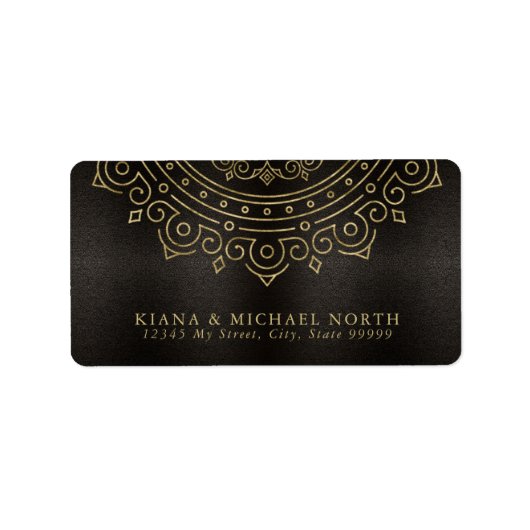 Fine Filigree Gold Wedding ID871 Etiket (Voorkant)