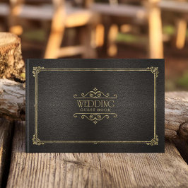 Fine Filigree Gold Wedding ID871 Gastenboek