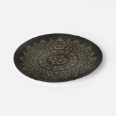 Fine Filigree Gold Wedding ID871 Papieren Bordje (Gekanteld)