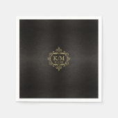 Fine Filigree Gold Wedding ID871 Servet (Voorkant)