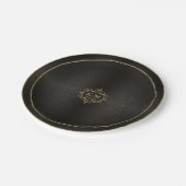 Fine Filigree Gold Wedding V2 ID871 Papieren Bordje (Gekanteld)