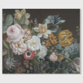 Fine Floral Decoupage Poster Cadeaupapier (Vlak)