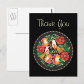 Fine Flower Cool Cute Girly Retro Floral Briefkaart (Voorkant / Achterkant)