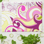 Fine Flower Cool Cute Girly Retro Floral Theedoek (Gevouwen)