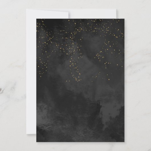 Fine Gold Lines Abstract Wedding V2 Black ID867 (Achterkant)