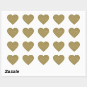 Fine Golden Decor Hart Sticker (Vel)