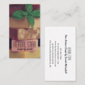 Fine Herbal Artisan Soap Maker Visitekaartje (Voorkant / Achterkant)