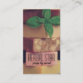 Fine Herbal Artisan Soap Maker Visitekaartje (Voorkant)