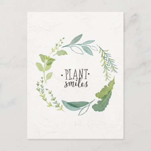 Fine Herbs II | Plant glimlachen Briefkaart (Voorkant)