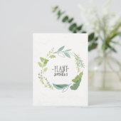 Fine Herbs II | Plant glimlachen Briefkaart (Staand voorkant)