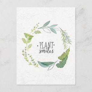 Fine Herbs II   Plant glimlachen Briefkaart