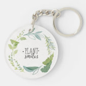 Fine Herbs II | Plant glimlachen Sleutelhanger (Achterkant)
