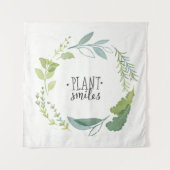 Fine Herbs II | Plant glimlachen Wandkleed (Voorkant (horizontaal))