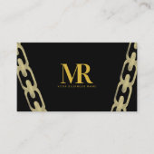 Fine Jewelry Big Folie Chain Branding Visitekaartje (Voorkant)