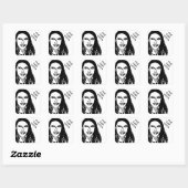 FINE KARA SATIVA VIERKANTE STICKER (Vel)