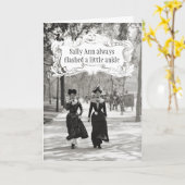 Fine Ladies Wenskaart Kaart (Gele Bloem)