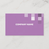 Fine Lila hedendaagse transparantie Visitekaartje (Voorkant)