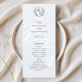 Fine-line klassiek  Crest monogram programma