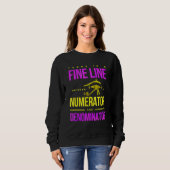 Fine Line Numerator en noemer Trui (Voorkant volledig)