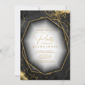 Fine Lines Gold Abstract Afstuderen Black ID907 (Achterkant)