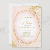 Fine Lines Gold Abstract Afstuderen Blush ID907 (Achterkant)