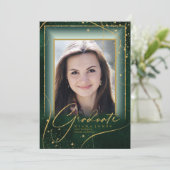 Fine Lines Gold Abstract Afstuderen Green ID907 (Staand voorkant)