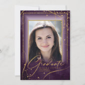 Fine Lines Gold Abstract Afstuderen Plum ID907 (Voorkant)