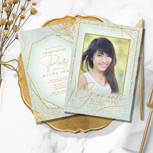 Fine Lines Gold Abstract Afstuderen Sage ID907