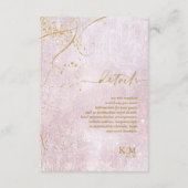 Fine Lines Gold Abstract - Mauve ID867 - Details G Informatiekaartje (Voorkant)