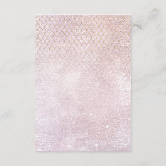 Fine Lines Gold Abstract - Mauve ID867 - Details G Informatiekaartje (Achterkant)