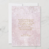 Fine Lines Gold Abstract Wedding Bedankt Mv ID867 (Achterkant)