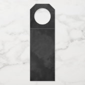 Fine Lines Gold Abstract Wedding Black ID867 Flessenhanger (Achterkant)