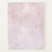 Fine Lines Gold Abstract Wedding Mauve ID867 Planner (Achterkant)