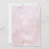 Fine Lines Gold Abstract Wedding Menu V1 Mv ID867 (Achterkant)