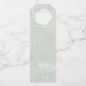 Fine Lines Gold Abstract Wedding Sage ID867 Flessenhanger (Achterkant)