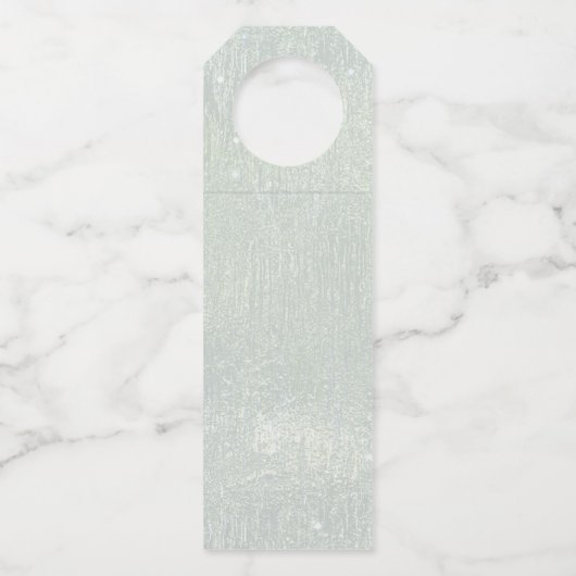 Fine Lines Gold Abstract Wedding Sage ID867 Flessenhanger (Achterkant)