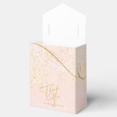 Fine Lines Gold Abstract Wedding V1 Blush ID867 Bedankdoosjes (Geopend)