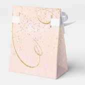Fine Lines Gold Abstract Wedding V1 Blush ID867 Bedankdoosjes (Achterkant)