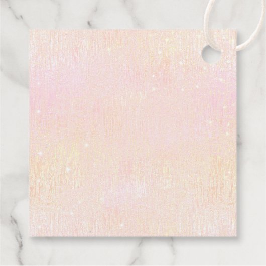 Fine Lines Gold Abstract Wedding V1 Blush ID867 Bedankjes Labels (Achterkant)