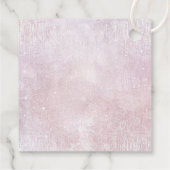 Fine Lines Gold Abstract Wedding V1 Mauve ID867 Bedankjes Labels (Achterkant)