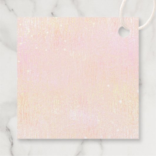 Fine Lines Gold Abstract Wedding V2 Blush ID867 Bedankjes Labels (Achterkant)