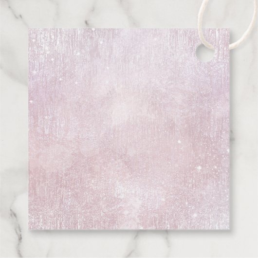 Fine Lines Gold Abstract Wedding V2 Mauve ID867 Bedankjes Labels (Achterkant)