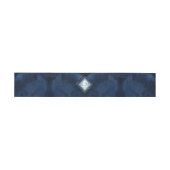 Fine Lines Gold Abstract Wedding V2 Navy ID867 Uitnodigingen Wikkel (Vlak)