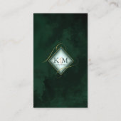 Fine Lines Gold Abstract Wishing Well Green ID867 Informatiekaartje (Achterkant)