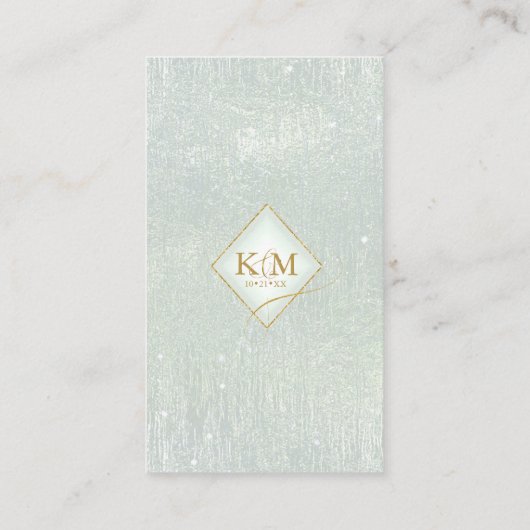 Fine Lines Gold Abstract Wishing Well Sage ID867 Informatiekaartje (Achterkant)